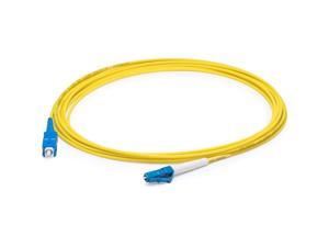 AddOn ADD-SC-LC-5MS9SMF 5m LC (Male) to SC (Male) Straight Yellow OS2 Simplex OFNR (Riser-Rated) Single-Mode Fiber (SMF) Patch Cable AddOn ADD-SC-LC-5MS9SMF 5m LC (Male) to SC (Male) Straight Yellow OS2 Simplex OFNR (Riser-Rated) Single-Mode Fiber (SMF) Patch Cable