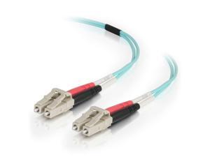 C2G 2m LC-LC 50/125 Duplex Multimode OM4 Fiber Cable - Aqua - 6ft - 2m LC-LC 50/125 Duplex Multimode OM4 Fiber Cable - Aqua - 6ft