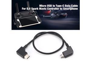 Data Cable For DJI Spark Mavic Pro Platinum Air Controller Micro USB to Type-C Port Adapter Line for Smartphone Tablet Hot Sale Data Cable For DJI Spark Mavic Pro Platinum Air Controller Micro USB to Type-C Port Adapter Line for Smartphone Tablet Hot Sale