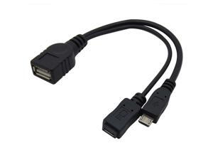 2 In 1 OTG Micro USB to USB/OTG cable Host Power Y Splitter USB Adapter to Micro 5 Pin Male Female Cable Micro USB OTG Cable 2 In 1 OTG Micro USB to USB/OTG cable Host Power Y Splitter USB Adapter to Micro 5 Pin Male Female Cable Micro USB OTG Cable