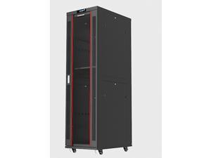 Sysracks 32U 32" Deep IT Free Standing Server Rack Cabinet Enclosure. Temperature Control System, Casters, LCD-Screen, PDU and Other Accessories Included - Over $ 150 Value