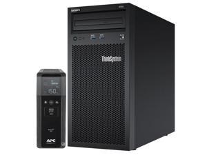 Lenovo ThinkSystem ST50 Tower Server Bundle with APC BR1500MS 1500VA UPS, Intel Xeon 3.4GHz CPU, 32GB DDR4 2666MHz RAM, 6TB HDD Storage, JBOD RAID Lenovo ThinkSystem ST50 Tower Server Bundle with APC BR1500MS 1500VA UPS, Intel Xeon 3.4GHz CPU, 32GB DDR4 2666MHz RAM, 6TB HDD Storage, JBOD RAID