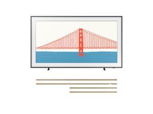 Samsung QN75LS03AA 75" LS03AA Series UHD LED 4K Smart TV with a Samsung VG-SCFA75TKB 75" The Frame Customizable Bezel - Modern Teak (2021) Samsung QN75LS03AA 75" LS03AA Series UHD LED 4K Smart TV with a Samsung VG-SCFA75TKB 75" The Frame Customizable Bezel - Modern Teak (2021)