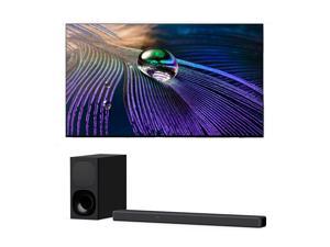 Sony XR83A90J 83" A90J Series HDR OLED 4K Smart TV with a Sony HT-G700 3.1 Channel Bluetooth Soundbar and Wireless Subwoofer (2021)