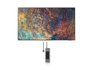 SAMSUNG 98-Inch Class Neo QLED QN90A Series - 4K UHD Quantum HDR 64x Smart TV with Alexa Built-in with an Austere 7S-PS8-US1 VII-Series 8 Outlet Power w/Omniport USB (2021)
