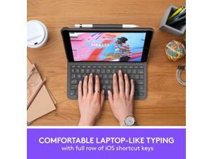 Logitech Slim Folio Keyboard/Cover Case (Folio) Apple, Logitech iPad Air (3rd Generation 2019) & iPad Pro 10.5 inch (2017) - Graphite (920-009482) Logitech Slim Folio Keyboard/Cover Case (Folio) Apple, Logitech iPad Air (3rd Generation 2019) & iPad Pro 10.5 inch (2017) - Graphite (920-009482)