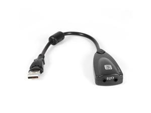 7.1 Channel 5HV2 External USB Sound Card USB To 3D CH Virtual Channel Sound Track Audio Adapter