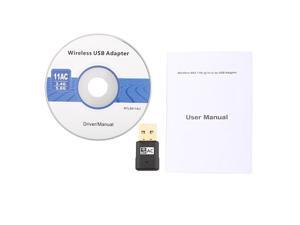 Dual Band 802.11b/n/g/ac USB WiFi Adapter 2.4GHz 5GHz PC Mini Wireless WiFi Antenna Dual Band 802.11b/n/g/ac USB WiFi Adapter 2.4GHz 5GHz PC Mini Wireless WiFi Antenna