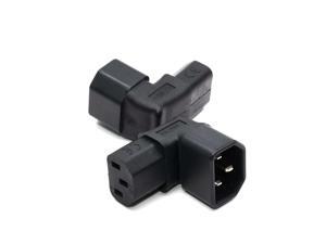Angled IEC 320 C14 to C13 Adapter for lcd wall mount TV Right Angled IEC Adapter UP Angled IEC 320 C14 to C13 Adapter for lcd wall mount TV Right Angled IEC Adapter UP
