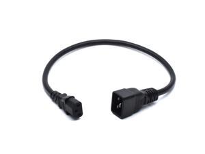 PDU to C13 exchange adapter,UPS C20 to C13 Extension Power Cord,IEC 320 C19 to C13 Power Cable Adapter For PDU UPS 50CM PDU to C13 exchange adapter,UPS C20 to C13 Extension Power Cord,IEC 320 C19 to C13 Power Cable Adapter For PDU UPS 50CM