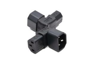Right Angled IEC Adapter Up Angled IEC 320 C14 To C13 For LCD/LEC TV Wall Mount Right Angled IEC Adapter Up Angled IEC 320 C14 To C13 For LCD/LEC TV Wall Mount