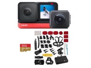 Insta360 ONE R Twin Edition 4K/360 Mods, Bundle Sport Accessory Set 64GB microSD Insta360 ONE R Twin Edition 4K/360 Mods, Bundle Sport Accessory Set 64GB microSD