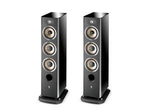 Focal 2 x Aria 926 3-Way Floor Standing Speakers, Black Piano Lacquer, Pair Focal 2 x Aria 926 3-Way Floor Standing Speakers, Black Piano Lacquer, Pair