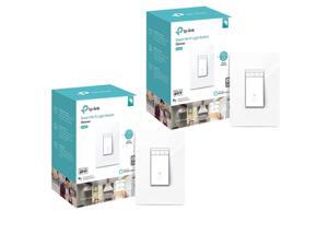 TP-Link 2 Pack HS220 Kasa Smart Wi-Fi Dimmer Light Switch #HS220 2 TP-Link 2 Pack HS220 Kasa Smart Wi-Fi Dimmer Light Switch #HS220 2