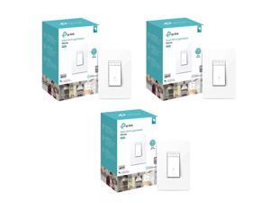 TP-Link 3 Pack HS220 Kasa Smart Wi-Fi Dimmer Light Switch #HS220 3 TP-Link 3 Pack HS220 Kasa Smart Wi-Fi Dimmer Light Switch #HS220 3