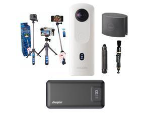 Ricoh Theta THETA SC2 4K 360 Spherical Camera, White - With Accessory Bundle Ricoh Theta THETA SC2 4K 360 Spherical Camera, White - With Accessory Bundle