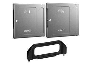 Angelbird 2x AtomX SSDmni 2TB External SSD, Bundle with Atomos Handle Adapter