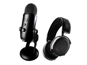 Blue Microphones Yeti USB Mic (Black) with SteelSeries Arctis 7 Lossless Headset Blue Microphones Yeti USB Mic (Black) with SteelSeries Arctis 7 Lossless Headset
