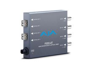 AJA FIDO 4 Channel 3GSDI to LC Optical Fiber Transmitter FIDO4T