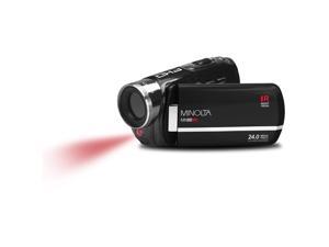 Minolta MN88NV Full HD 24MP 3" Touchscreen Night Vision Camcorder, Black