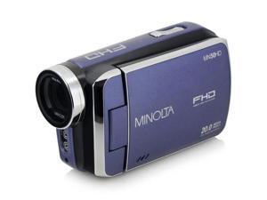 Minolta MN50HD 1080p Full HD 20MP Digital Camcorder, Blue #MN50HD-BL Minolta MN50HD 1080p Full HD 20MP Digital Camcorder, Blue #MN50HD-BL