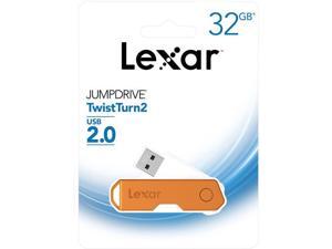 Lexar 32GB JumpDrive TwistTurn2 2.0 USB Flash Drive, Orange #LJDTT2-32GABNAOG Lexar 32GB JumpDrive TwistTurn2 2.0 USB Flash Drive, Orange #LJDTT2-32GABNAOG