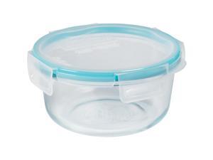 Snapware Total Solution 4-Cup Round Pyrex Glass Storage Container with Lid Snapware Total Solution 4-Cup Round Pyrex Glass Storage Container with Lid
