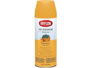 Krylon Outdoor Decor 12 Oz Satin Alkyd Spray Paint, Sunflower K09330000 Krylon Outdoor Decor 12 Oz Satin Alkyd Spray Paint, Sunflower K09330000