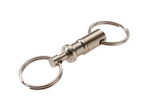 Lucky Line Quick-Releast Pull-Apart Nickel-Plated Brass Key Chain 70701 Lucky Line Quick-Releast Pull-Apart Nickel-Plated Brass Key Chain 70701