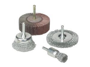 Weiler Vortec 4 pcs Abrasive Wheel & Brush Set 36455 Weiler Vortec 4 pcs Abrasive Wheel & Brush Set 36455