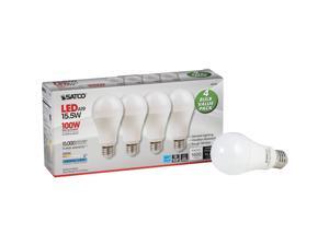 Satco 100W Equivalent Natural Light A19 Medium LED Light Bulb (4-Pack) S28790 Satco 100W Equivalent Natural Light A19 Medium LED Light Bulb (4-Pack) S28790