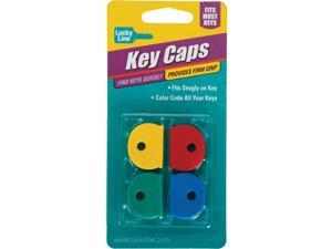 Lucky Line Vinyl Key Identifier Cap, Assorted Colors (4-Pack) 16504 Lucky Line Vinyl Key Identifier Cap, Assorted Colors (4-Pack) 16504