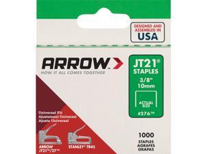 Arrow JT21 Light Duty Staple, 3/8 In. (1000-Pack) 276 Pack of 5 Arrow JT21 Light Duty Staple, 3/8 In. (1000-Pack) 276 Pack of 5