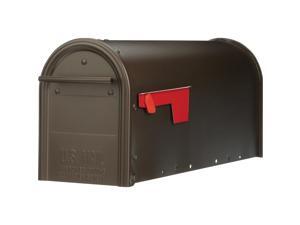 Gibraltar Franklin Venetian Bronze Steel Rural Post Mount Mailbox FM11BZ01 Gibraltar Franklin Venetian Bronze Steel Rural Post Mount Mailbox FM11BZ01