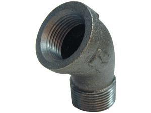 Southland 1/2 In. 45 Deg. Street Malleable Black Iron Elbow (1/8 Bend) 520-503HN Southland 1/2 In. 45 Deg. Street Malleable Black Iron Elbow (1/8 Bend) 520-503HN