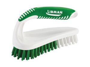 Libman 7 In. Polymer Sanoprene Bristle Contoured Grip Scrub Brush 57 Libman 7 In. Polymer Sanoprene Bristle Contoured Grip Scrub Brush 57