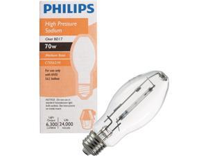 Philips 70W Clear BD17 Medium High-Pressure Sodium High-Intensity Light Bulb Philips 70W Clear BD17 Medium High-Pressure Sodium High-Intensity Light Bulb