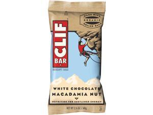 Clif Bar White Chocolate 2.4 Oz. Energy Nutrition Bar 115745 Pack of 12