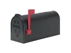 Parsons Medium Black Plastic Post Mount Mailbox PL10B0201 Parsons Medium Black Plastic Post Mount Mailbox PL10B0201
