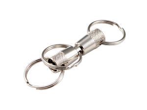 Lucky Line Nickel-Plated Brass 7/8 In. 3-Way Pull-Apart Key Chain 71501 Lucky Line Nickel-Plated Brass 7/8 In. 3-Way Pull-Apart Key Chain 71501