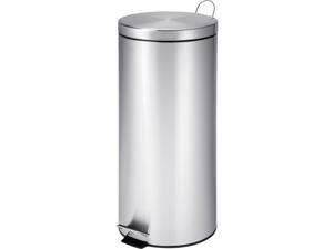 Honey Can Do 30L Round Stainless Steel Can With Bucket - TRS-02110 Honey Can Do 30L Round Stainless Steel Can With Bucket - TRS-02110