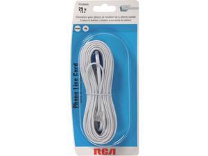 RCA 25 Ft. White Phone Cord TP243WHR