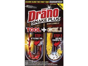 Drano 16 Oz. Snake Plus Gel Drain Cleaning Kit 70241 Drano 16 Oz. Snake Plus Gel Drain Cleaning Kit 70241