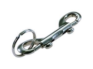 Lucky Line Nickel-Plated Zinc 1-1/8 In. x 3-1/2 In. L. Key Chain 44901 Lucky Line Nickel-Plated Zinc 1-1/8 In. x 3-1/2 In. L. Key Chain 44901