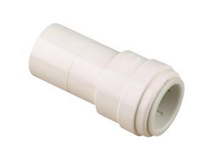 Watts 1/2 In. x 3/8 In. Quick Connect Stackable Plastic Coupling 3514-1008 Watts 1/2 In. x 3/8 In. Quick Connect Stackable Plastic Coupling 3514-1008