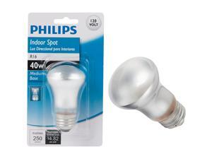 Philips 40W Clear Medium R16 Indoor Incandescent Mini Spotlight Light Bulb Philips 40W Clear Medium R16 Indoor Incandescent Mini Spotlight Light Bulb