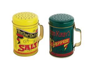 Norpro 10 Oz. Tin Nostalgic Salt & Pepper Shaker Set 713 Norpro 10 Oz. Tin Nostalgic Salt & Pepper Shaker Set 713