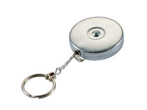Lucky Line Key Bak Clip-On 24 In. Chrome Retractable Key Chain 43501 Lucky Line Key Bak Clip-On 24 In. Chrome Retractable Key Chain 43501