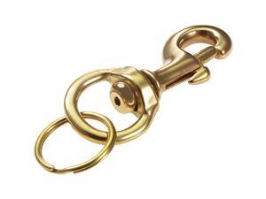 Lucky Line Secure-A-Key Solid Brass 1 In. x 3-1/8 In. L. Bolt Snap Key Chain Lucky Line Secure-A-Key Solid Brass 1 In. x 3-1/8 In. L. Bolt Snap Key Chain