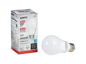 Satco 60W Equivalent Natural Light A19 Medium Dimmable LED Light Bulb S29839 Satco 60W Equivalent Natural Light A19 Medium Dimmable LED Light Bulb S29839
